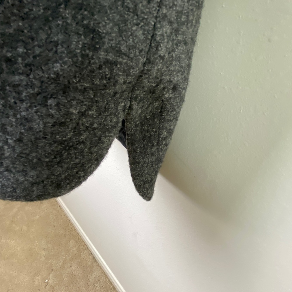 Madewell Leather Pocket Installation Wool Blend Dress - Picture 6 of 9